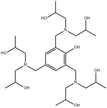 2,4,6-tris[[bis(2-hydroxypropyl)amino]methyl]phenol Struktur