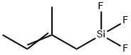 Trifluoro(2-methyl-2-butenyl)silane Struktur