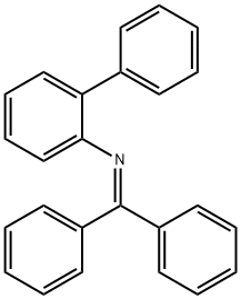 N-Diphenylmethylene-1,1'-biphenyl-2-amine Struktur