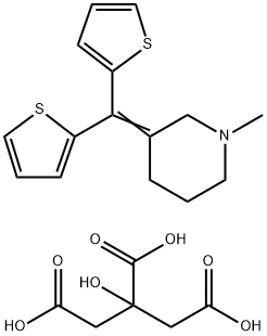 Tipepedinecitrate Struktur