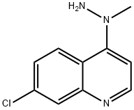 7-CHLORO-4-(1-METHYLHYDRAZINYL)QUINOLINE Struktur