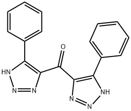 Bis(5-phenyl-1H-1,2,3-triazol-4-yl) ketone Struktur