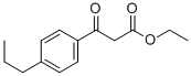 ethyl 3-oxo-3-(4-propylphenyl)propanoate Struktur