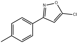 5-CHLORO-3-(4-METHYLPHENYL)ISOXAZOLE Struktur