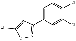 5-CHLORO-3-(3,4-DICHLOROPHENYL)ISOXAZOLE Struktur