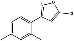 5-CHLORO-3-(2,4-DIMETHYLPHENYL)ISOXAZOLE Struktur