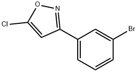 3-[(3-BROMOPHENYL)-5-CHLOROPHENYL]ISOXAZOLE Struktur