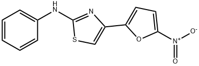 N-(4-(5-NITRO-2-FURYL-2-THIAZOLYL)PHENYLAMINE Struktur