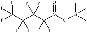 Nonafluoro-1-butanesulfinic acid trimethylsilyl ester Struktur