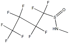 1,1,2,2,3,3,4,4,4-Nonafluoro-N-methyl-1-butanesulfinamide Struktur