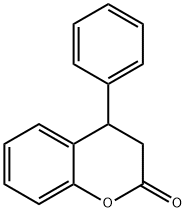 3,4-Dihydro-6-methyl-4-phenylcoumarin Struktur