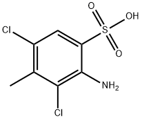 3-amino-2,6-dichlorotoluene-4-sulphonic acid  Struktur