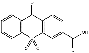 9-OXO-9H-THIOXANTHENE-3-CARBOXYLIC ACID& Struktur