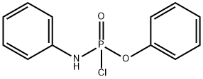 PHENYL N-PHENYLPHOSPHORAMIDOCHLORIDATE Struktur