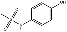 N-(4-Hydroxyphenyl)methanesulfonamide Struktur