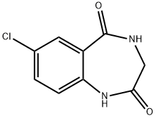 7-CHLORO-3,4-DIHYDRO-1H-BENZO[E][1,4]DIAZEPINE-2,5-DIONE
 Struktur