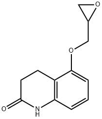 5-(2,3-Epoxypropoxy)-3,4-dihydrocarbostyril Struktur