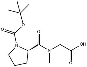 Boc-L-Pro-Sar-OH Struktur