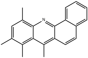 7,8,9,11-Tetramethylbenz[c]acridine Struktur