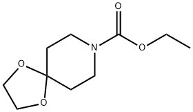 ethyl 1,4-dioxa-8-azaspiro[4.5]decane-8-carboxylate Struktur