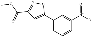 Methyl 5-(3-Nitrophenyl)isoxazole-3-carboxylate Struktur