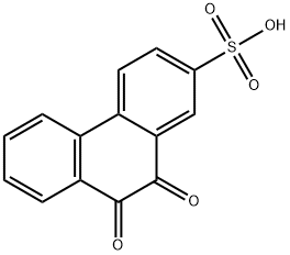 9,10-Dihydro-9,10-dioxo-2-phenanthrenesulfonic acid Struktur