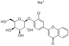 3',4'-Dihydroxyflavone-4'-beta-D-galactopyranosidesodiumsalt Struktur