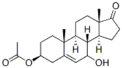 Androst-5-en-17-one, 3-(acetyloxy)-7-hydroxy-, (3beta)- (9CI) Struktur