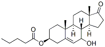 Androst-5-en-17-one,7-hydroxy-3-[(1-oxopentyl)oxy]-,(3beta)-(9CI) Struktur