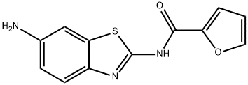 N-(6-amino-1,3-benzothiazol-2-yl)-2-furamide Struktur