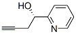 2-Pyridinemethanol,alpha-2-propynyl-,(alphaS)-(9CI) Struktur