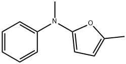 2-Furanamine,  N,5-dimethyl-N-phenyl- Struktur