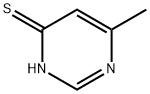 4(1H)-Pyrimidinethione, 6-methyl- (9CI) Struktur