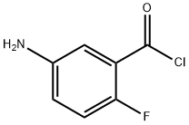 Benzoyl chloride, 5-amino-2-fluoro- (9CI) Struktur