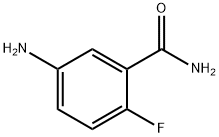 Benzamide, 5-amino-2-fluoro- (9CI) Struktur