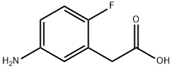 5-Amino-2-fluorophenylacetic acid 98% Struktur