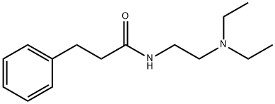 N-[2-(Diethylamino)ethyl]-3-phenylpropionamide Struktur