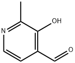 3-HYDROXY-2-METHYLPYRIDINE-4-CARBOXALDEHYDE Struktur