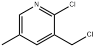 2-Chloro-3-chloroMethyl-5-Methyl-pyridine Struktur