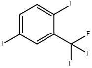 1,4-DIIODO-2-(TRIFLUOROMETHYL)BENZENE Struktur