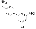 [4-(3,5-DICHLOROPHENYL)PHENYL]METHYLAMINE HYDROCHLORIDE Structure