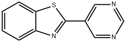 Benzothiazole, 2-(5-pyrimidinyl)- (9CI) Struktur