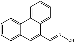 (E)-9-Phenanthrenecarbaldehyde oxime Struktur