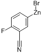 3-CYANO-4-FLUOROPHENYLZINC BROMIDE Struktur