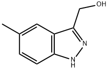 5-METHYL-3-HYDROXYMETHYL (1H)INDAZOLE Struktur