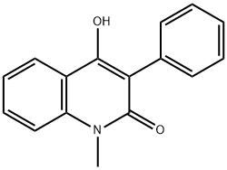 4-HYDROXY-1-METHYL-3-PHENYL-1,2-DIHYDROQUINOLIN-2-ONE Struktur