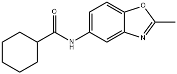 Cyclohexanecarboxamide, N-(2-methyl-5-benzoxazolyl)- (9CI) Struktur