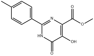 5,6-DIHYDROXY-2-P-TOLYL-PYRIMIDINE-4-CARBOXYLIC ACID METHYL ESTER Struktur