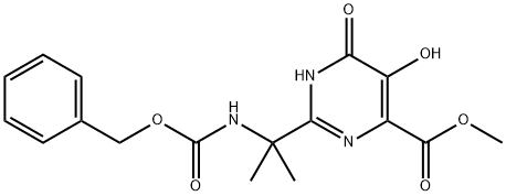 2-(2-(芐氧基羰基氨基)丙-2-基)-5-羥基-6-氧代-1,6-二氫嘧啶-4-甲酸甲酯