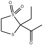 Ethanone, 1-[(2S)-2-ethyl-1,1-dioxido-1,3-dithiolan-2-yl]- (9CI) Struktur